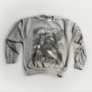 Vintage Eagle Wilderness Crewneck Sweatshirt Men’s Large Nature Outdoor Life